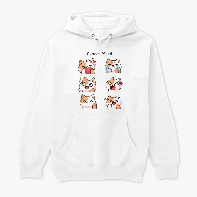 Current Mood Funny Cat T-shirt