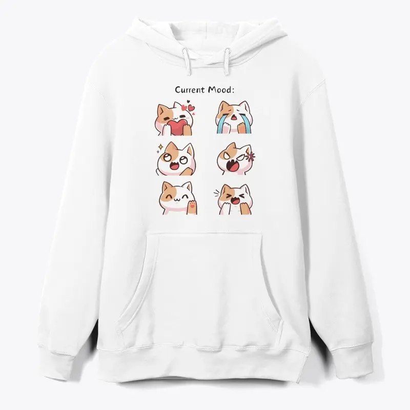 Current Mood Funny Cat T-shirt